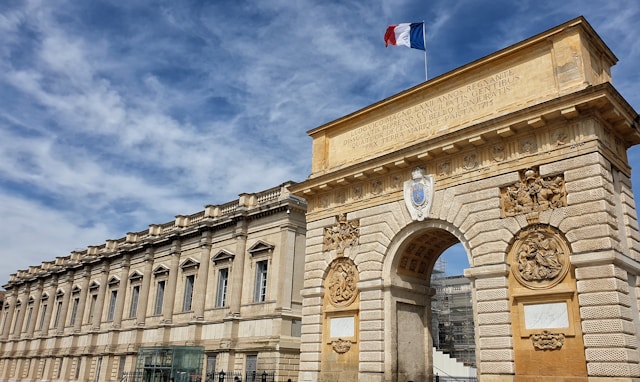Arc de Triomphe in Montpellier, France