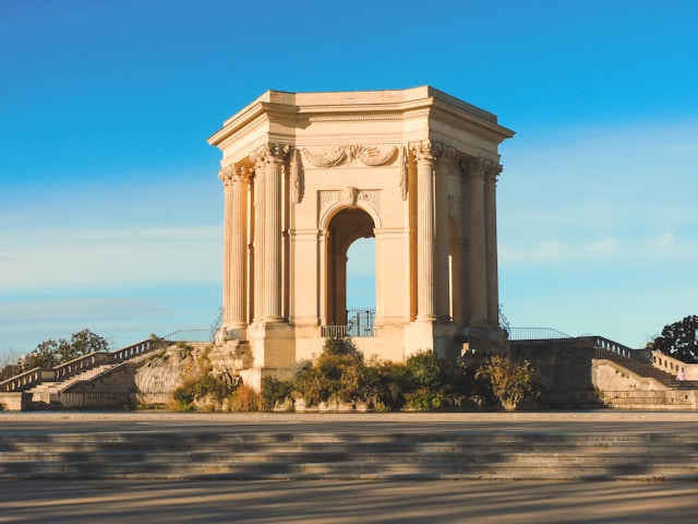 Place Royale du Peyrou in Montpellier, France