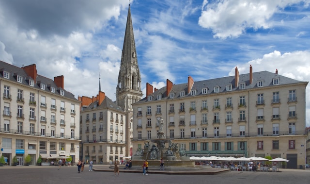 Place Royale in Nantes, France
