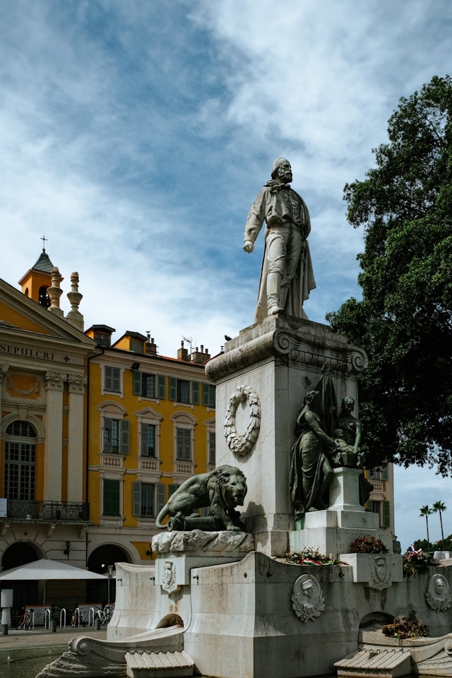 Place Garibaldi in Nice, France