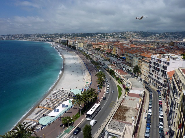 Promenade des Anglais in Nice, France