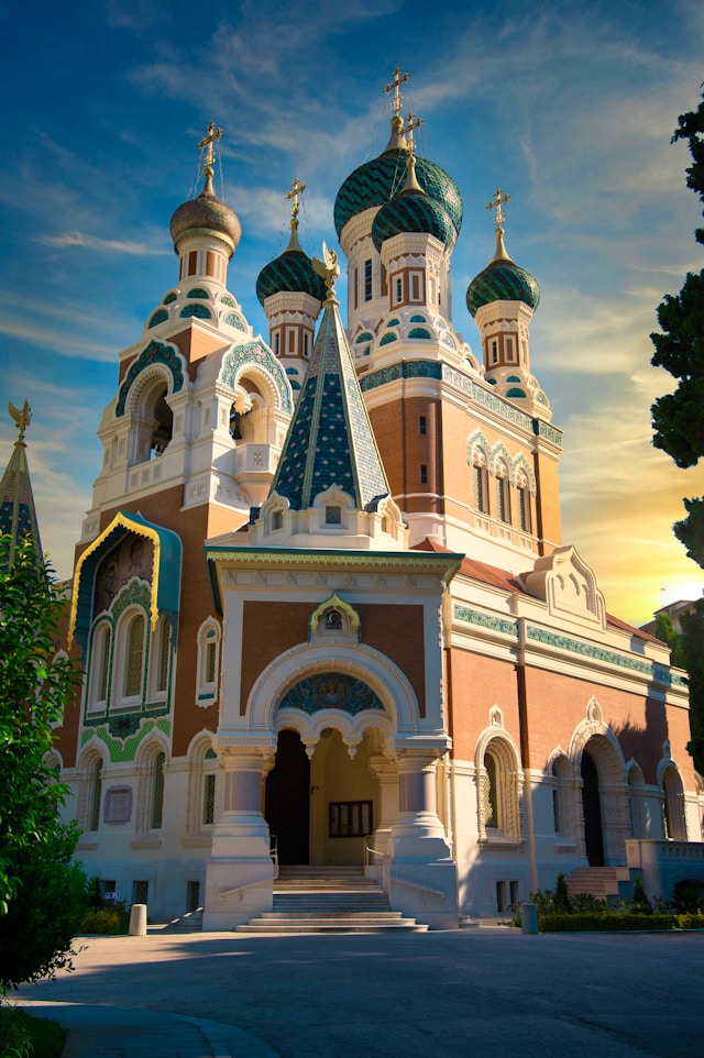 Russian Orthodox Cathedral in Nice, France