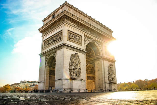 Arc de Triomphe in Paris, France