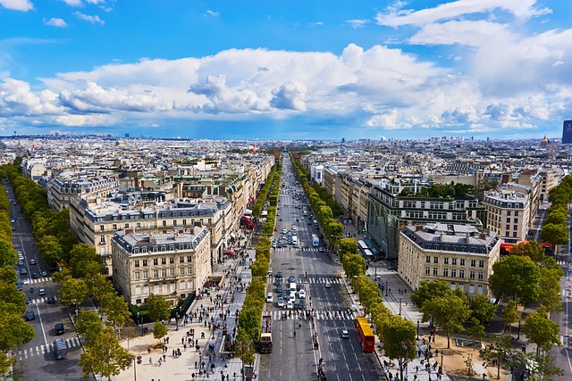 Champs-Élysées in Paris, France