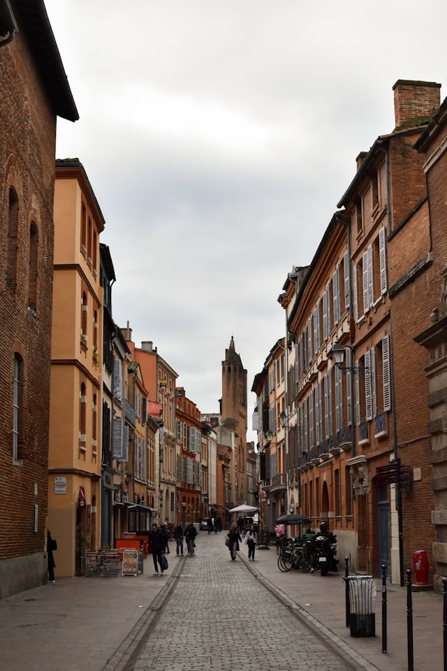 Rue du Taur in Toulouse, France