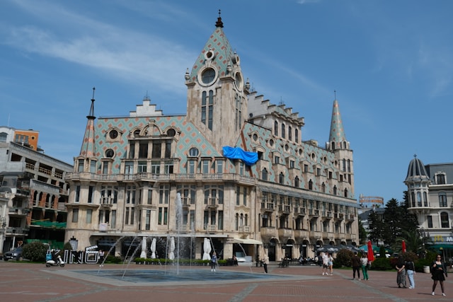 Europe Square in Batumi, Georgia