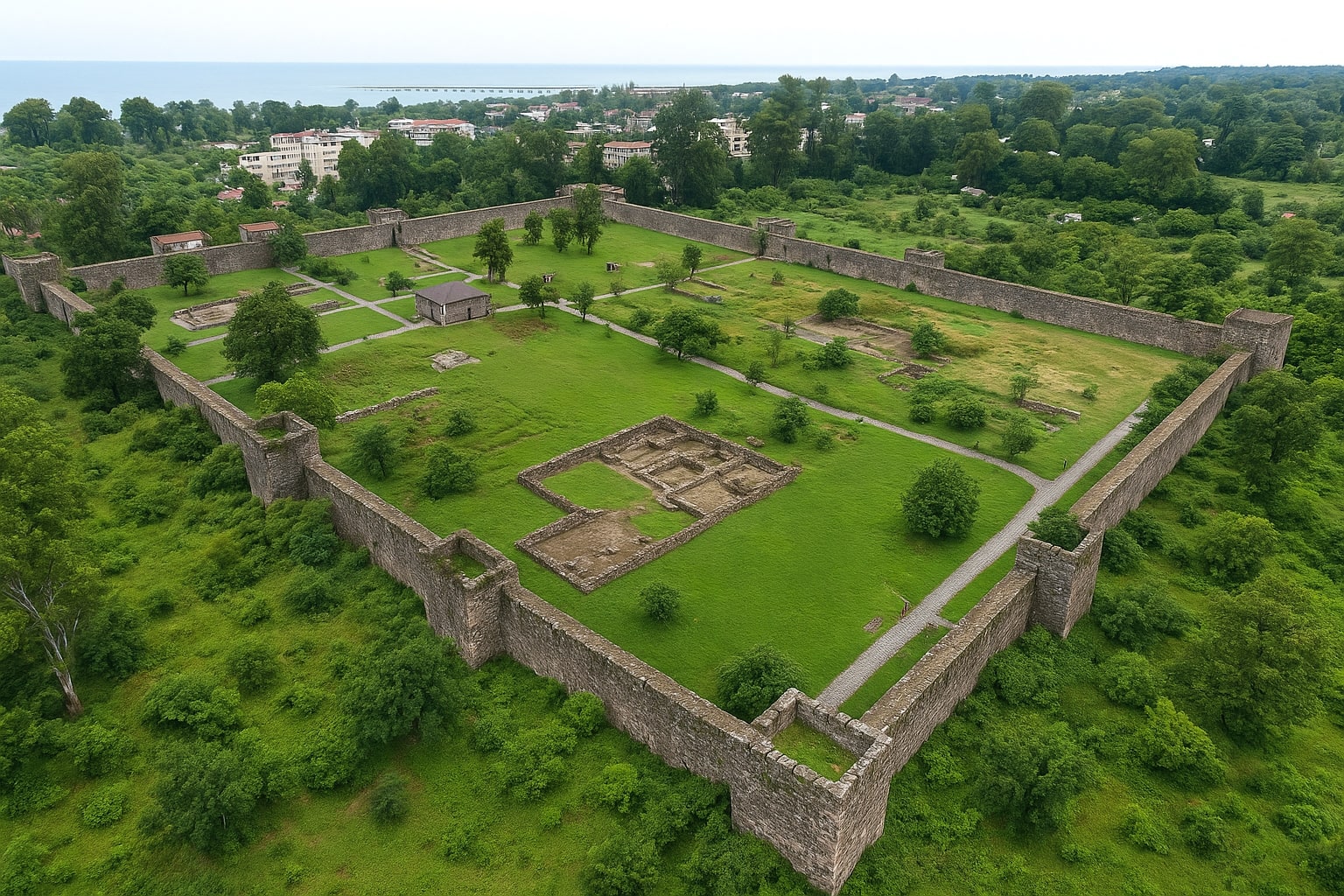 Gonio Fortress in Batumi, Georgia