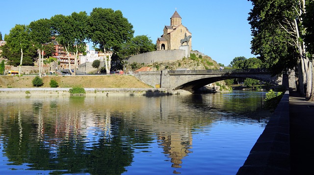Metekhi Church of the Assumption in Tbilisi, Georgia