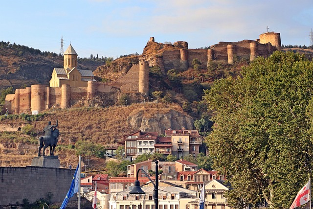 Narikala Fortress in Tbilisi, Georgia