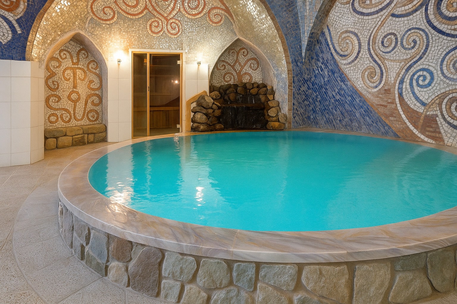 Abanotubani Sulfur Baths in Tbilisi, Georgia