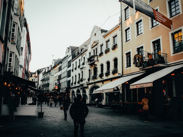 Altstadt in Düsseldorf, Germany