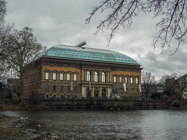 Ständehaus und Ständehauspark in Düsseldorf, Germany