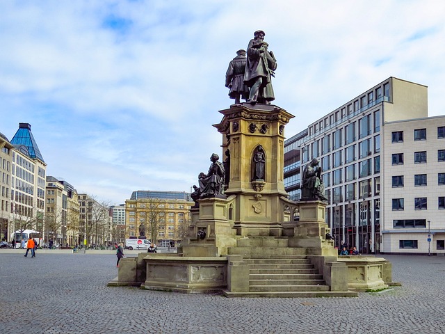 Gutenberg-Denkmal in Frankfurt, Germany