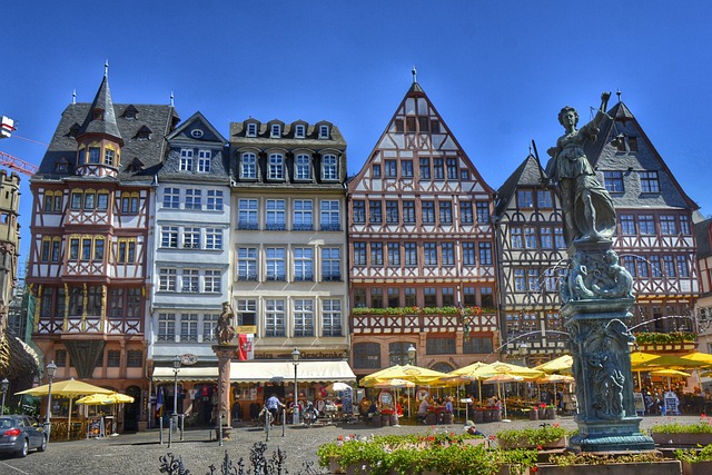Römerberg in Frankfurt, Germany