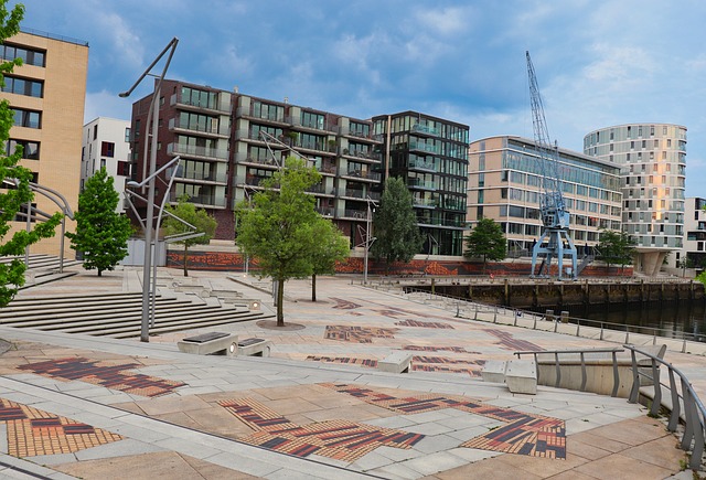 HafenCity in Hamburg, Germany