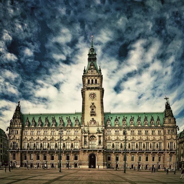 Hamburg Rathaus in Hamburg, Germany