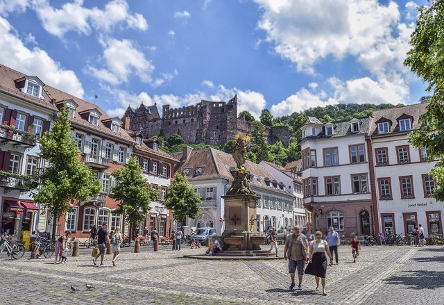 Kornmarkt in Heidelberg, Germany
