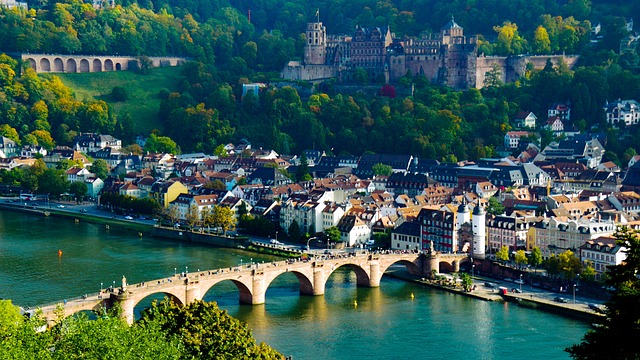 Old Bridge (Karl-Theodor-Brücke) in Heidelberg, Germany
