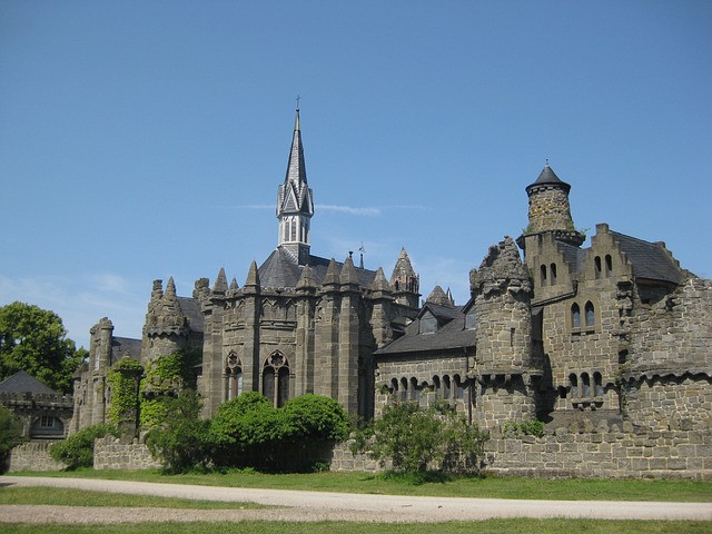 Löwenburg Castle in Kassel, Germany