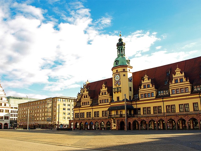 Leipzig Market Square in Leipzig, Germany