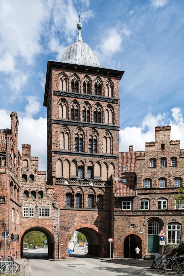 Burgtor in Lübeck, Germany