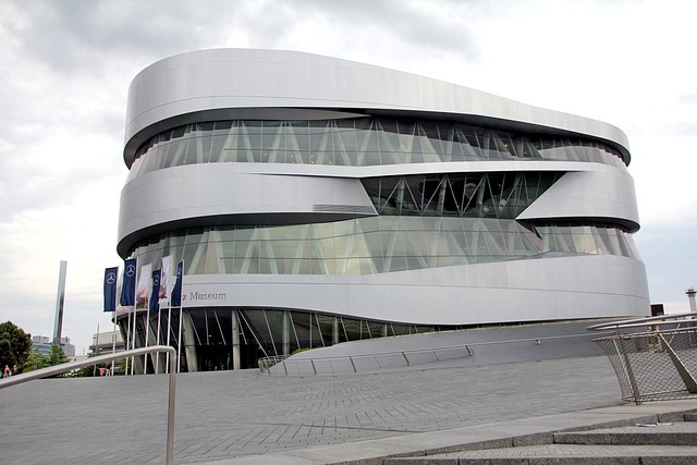 Mercedes-Benz Museum in Stuttgart, Germany