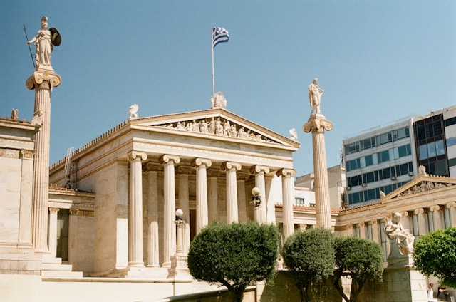 The Academy of Athens in Athens, Greece