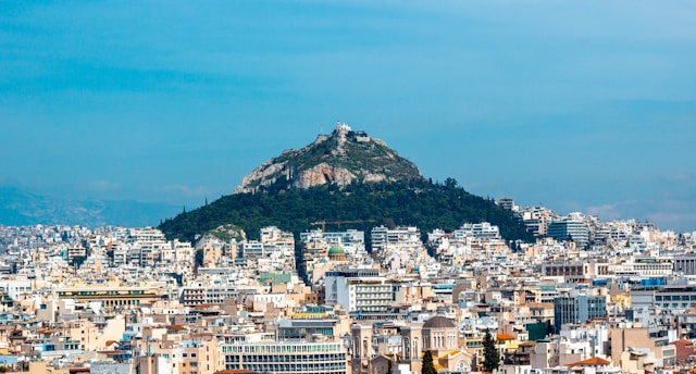 Mount Lycabettus in Athens, Greece
