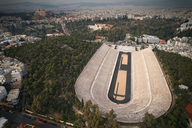 Panathenaic Stadium in Athens, Greece