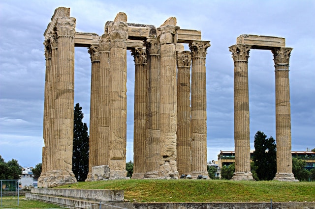 Temple of Olympian Zeus in Athens, Greece