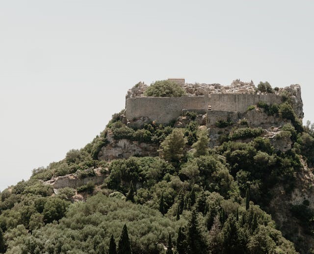 Angelokastro Castle in Corfu, Greece