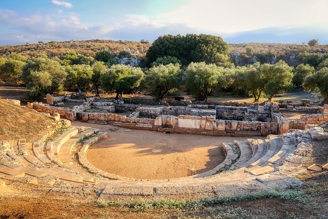 Ancient City of Aptera in Crete, Greece