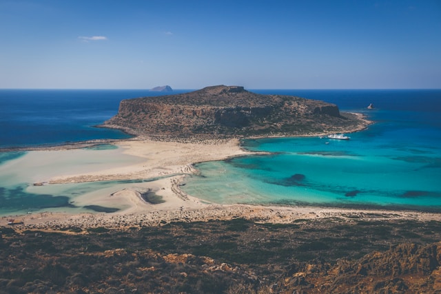 Balos Lagoon in Crete, Greece