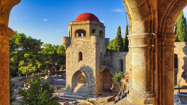 Monastery of Panagia Filerimos in Rhodes, Greece