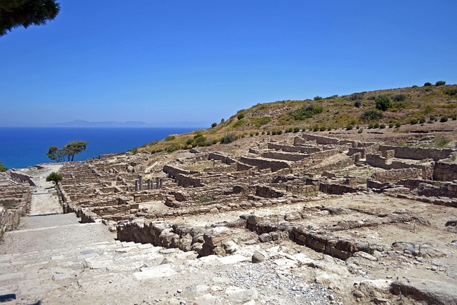 Ancient Kamiros in Rhodes, Greece