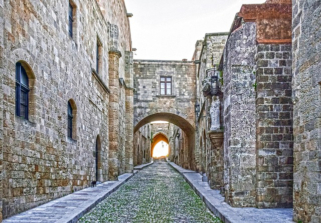 Street of the Knights in Rhodes, Greece