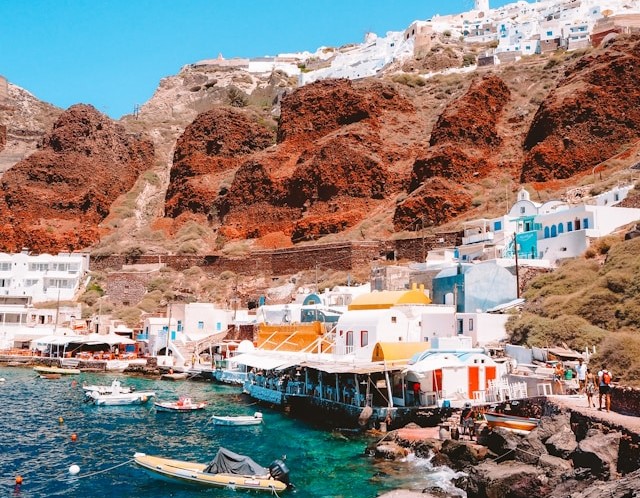 Ammoudi Bay in Santorini, Greece