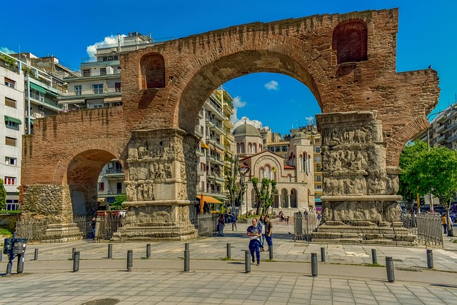 Arch of Galerius (Kamara) in Thessaloniki, Greece