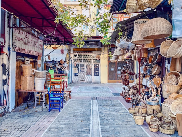 Modiano & Kapani Bazaar in Thessaloniki, Greece