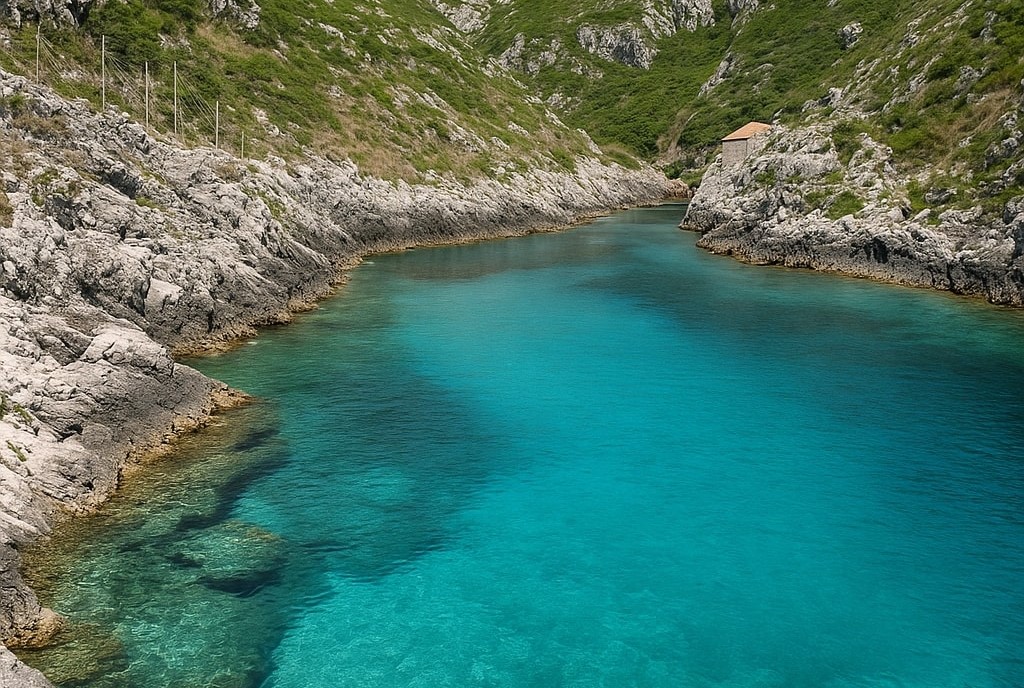 Porto Roxa Beach in Zakynthos, Greece