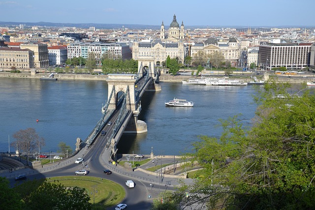 Chain Bridge in Budapest, Hungary