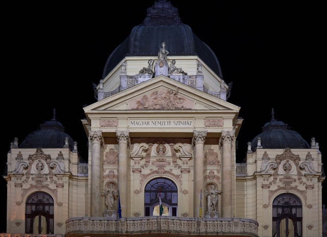 Pecs National Theatre in Pécs, Hungary