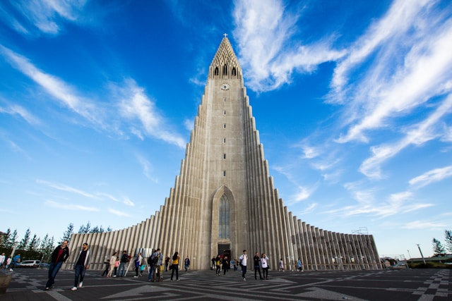 Hallgrimskirkja in Reykjavik, Iceland