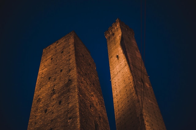 Two Towers in Bologna, Italy