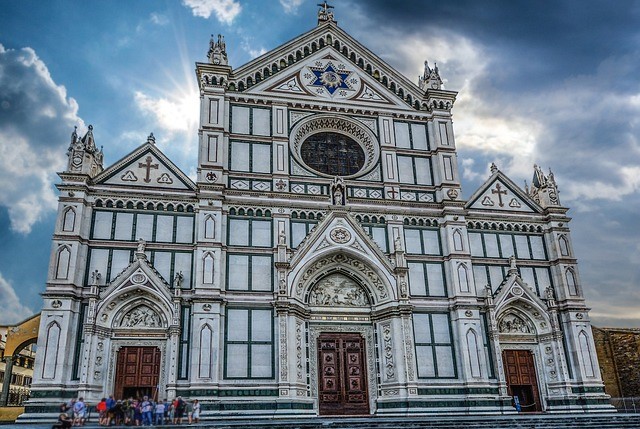Santa Croce Basilica in Florence, Italy