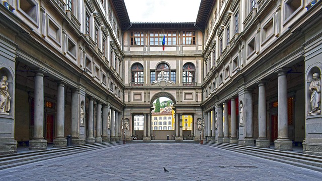 Uffizi Gallery in Florence, Italy