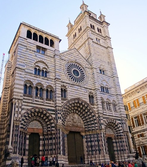 Genoa Cathedral in Genoa, Italy