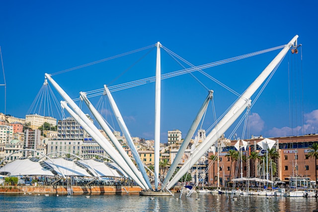 Porto Antico in Genoa, Italy