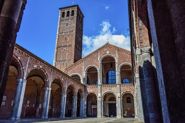 Basilica di Sant'Ambrogio in Milano, Italy