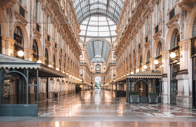 Galleria Vittorio Emanuele II in Milano, Italy